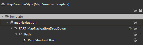 WPF RadMap MapZoomBar Template Structure