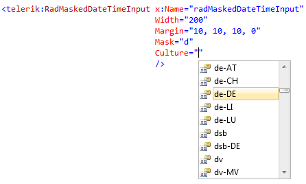 WPF RadMaskedInput Full globalization support