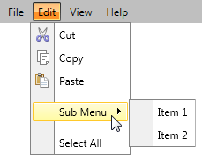 Rad Menu Features Orientation and Drop Down Placement 03