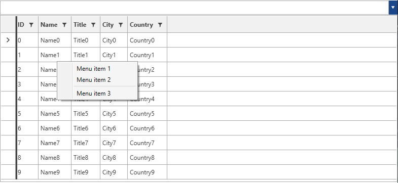 RadMultiColumnComboBox with custom context menu