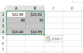 WPF RadPivotGrid Pasting the selected cells data into Excel