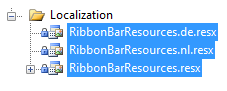 WPF RadRibbonView Localization Files
