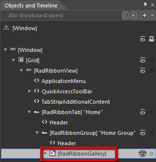 WPF RadRibbonView  
