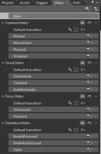 Ribbon View Styling Toggle Button States