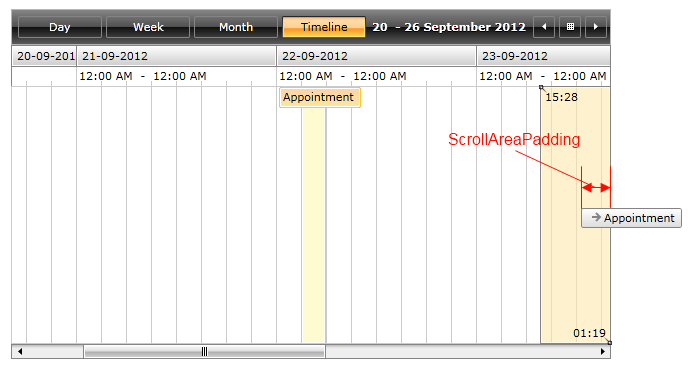 radscheduleview features autoscrolling 3