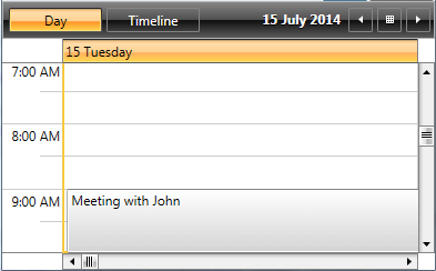 radscheduleview features timeruler scrolling 2