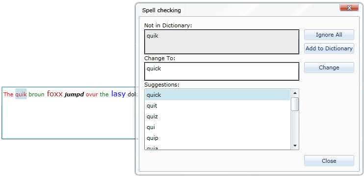 WPF RadSpellChecker Overview