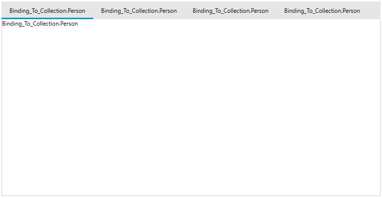 WPF RadTabControl Tab Items Object ToString