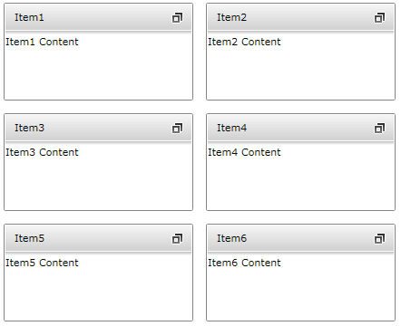 WPF RadTileView Respected Columns Count