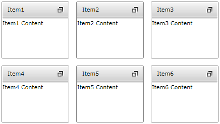 WPF RadTileView Automatic Rows and Columns