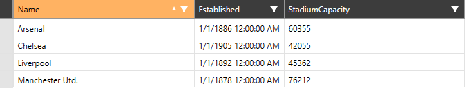 Opening the FilteringControl of RadVirtualGrid