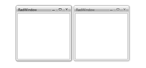 Active and inactive RadWindow