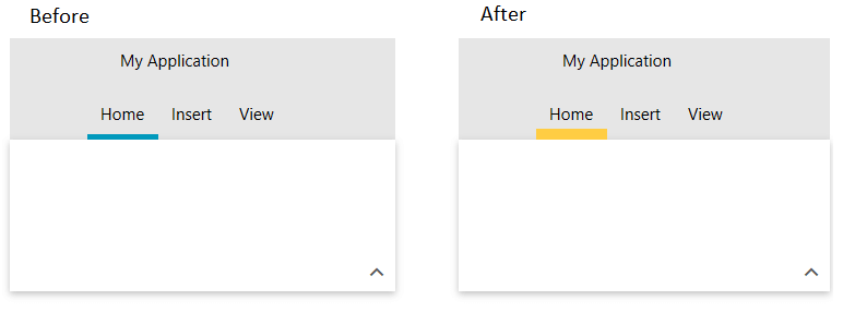 Before (left) and after (right) visual example