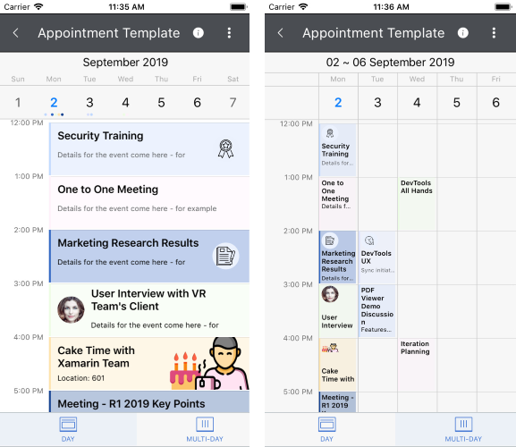 Appointment Template Overview