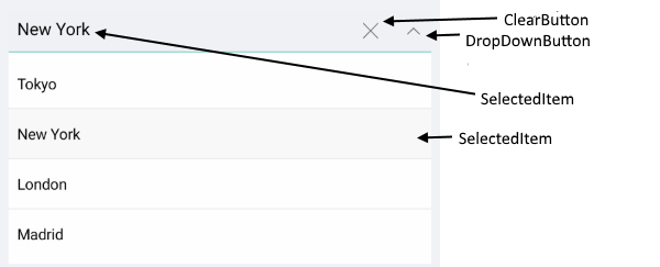 DropDown Visual Structure