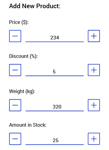 NumericInput Overview