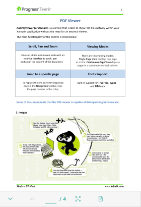 PdfViewer Overview