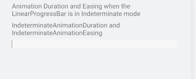 ProgressBar Indeterminate Animation Duration and Easing