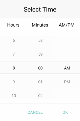 Xamarin Time Picker Documentation | Overview - Telerik UI for Xamarin