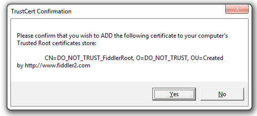 TrustCert Confirmation