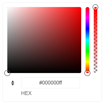 Kendo UI for jQuery ColorGradient with Basic Configuration