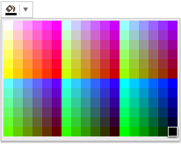 Kendo UI for jQuery ColorPicker with a web-safe palette
