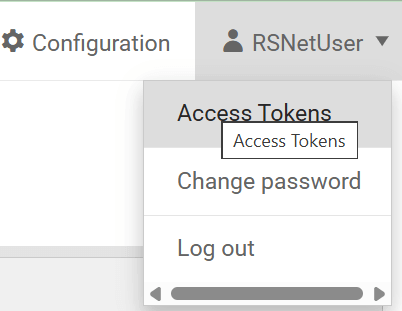 Add a new personal access token to the logged-in user.