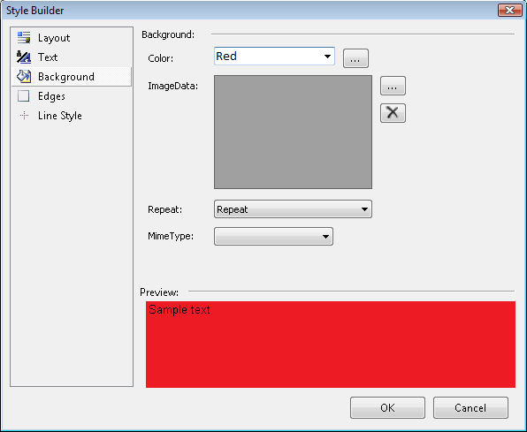Configuring the Shape Style in the Style Builder of the Conditional Formatting Rule dialog