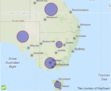 An image of a Map Point Chart