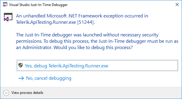 Accept Debug Prompt