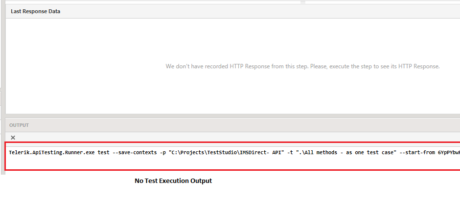 NoTestExecutionOutput