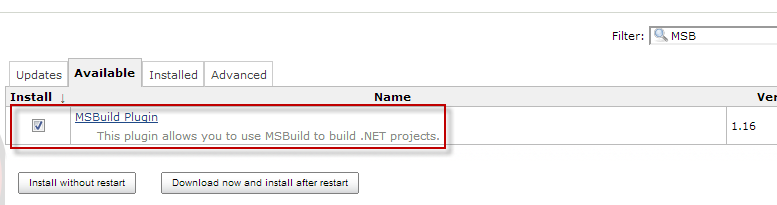 MSBuild Plugin