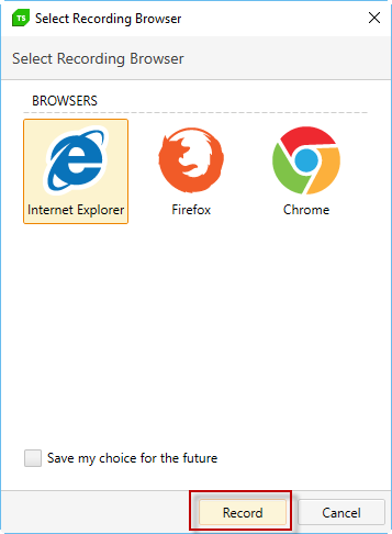 Choose browser