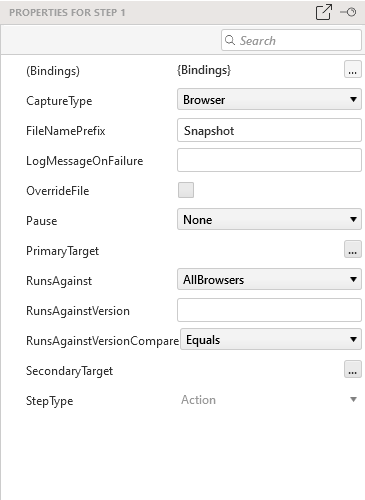 Capture Browser Properties