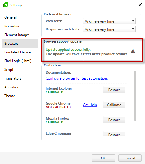 gpx viewer and recorder calibration settings