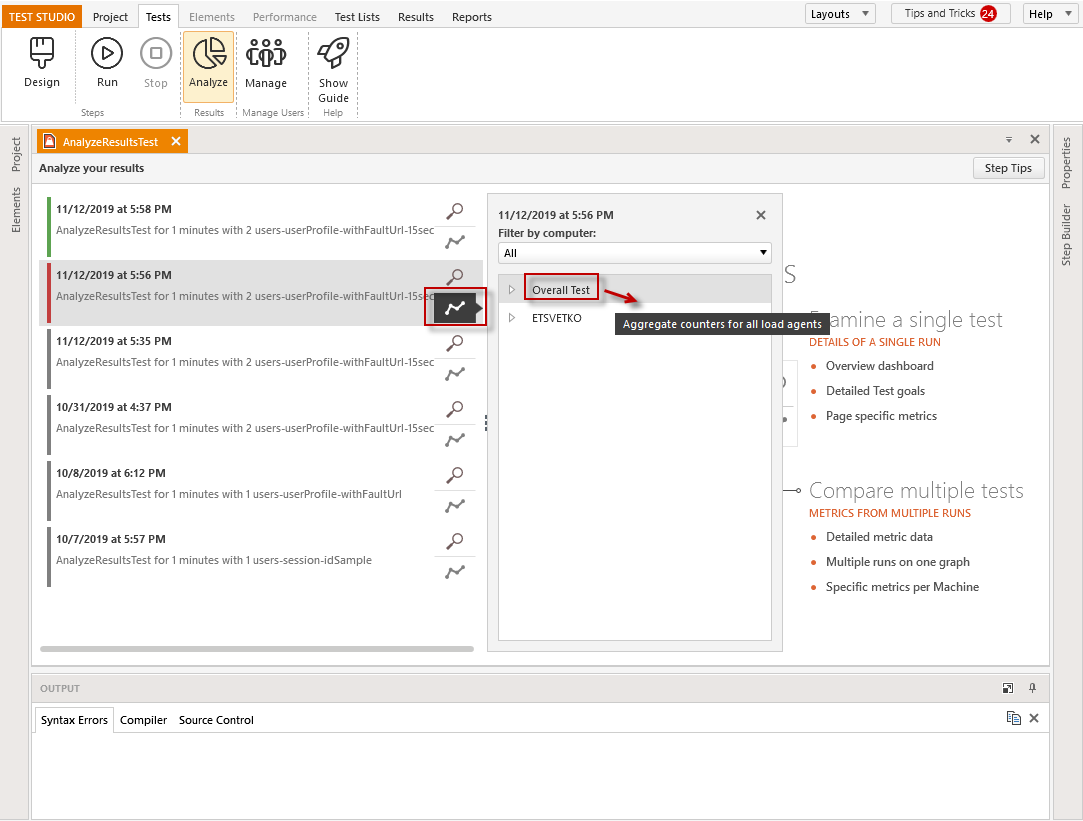 Detailed Metrics Results