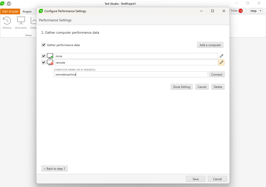 Monitor multiple machines