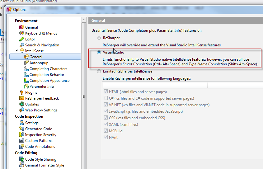 ReSharper Compatibility - Progress Test Studio