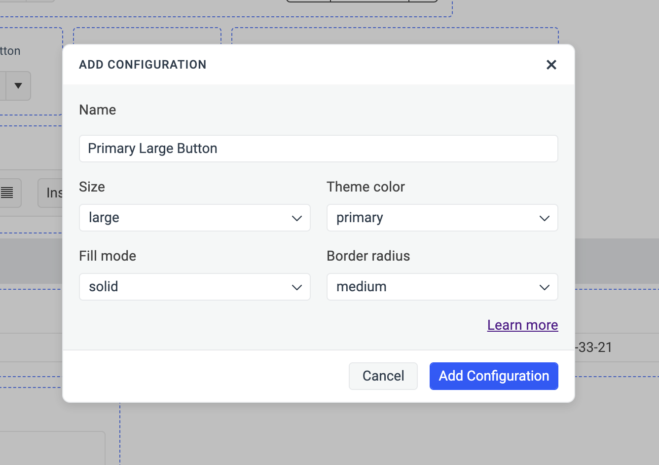 Create Telerik and Kendo UI component dialog in Progress ThemeBuilder