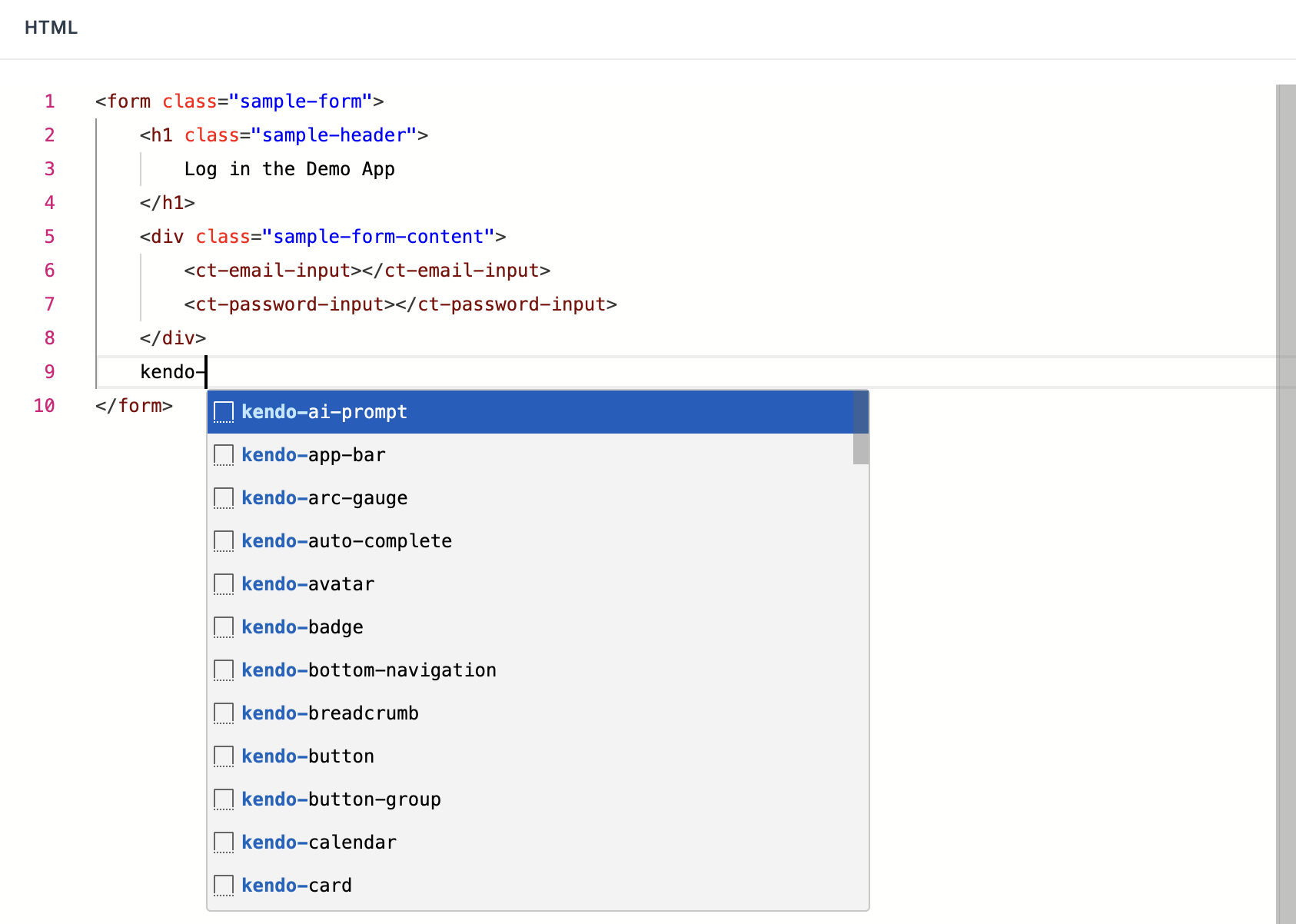 Reuse Telerik and Kendo UI components