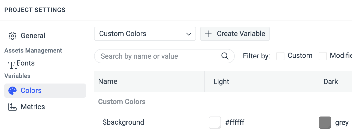 Creating Variables in Progress ThemeBuilder