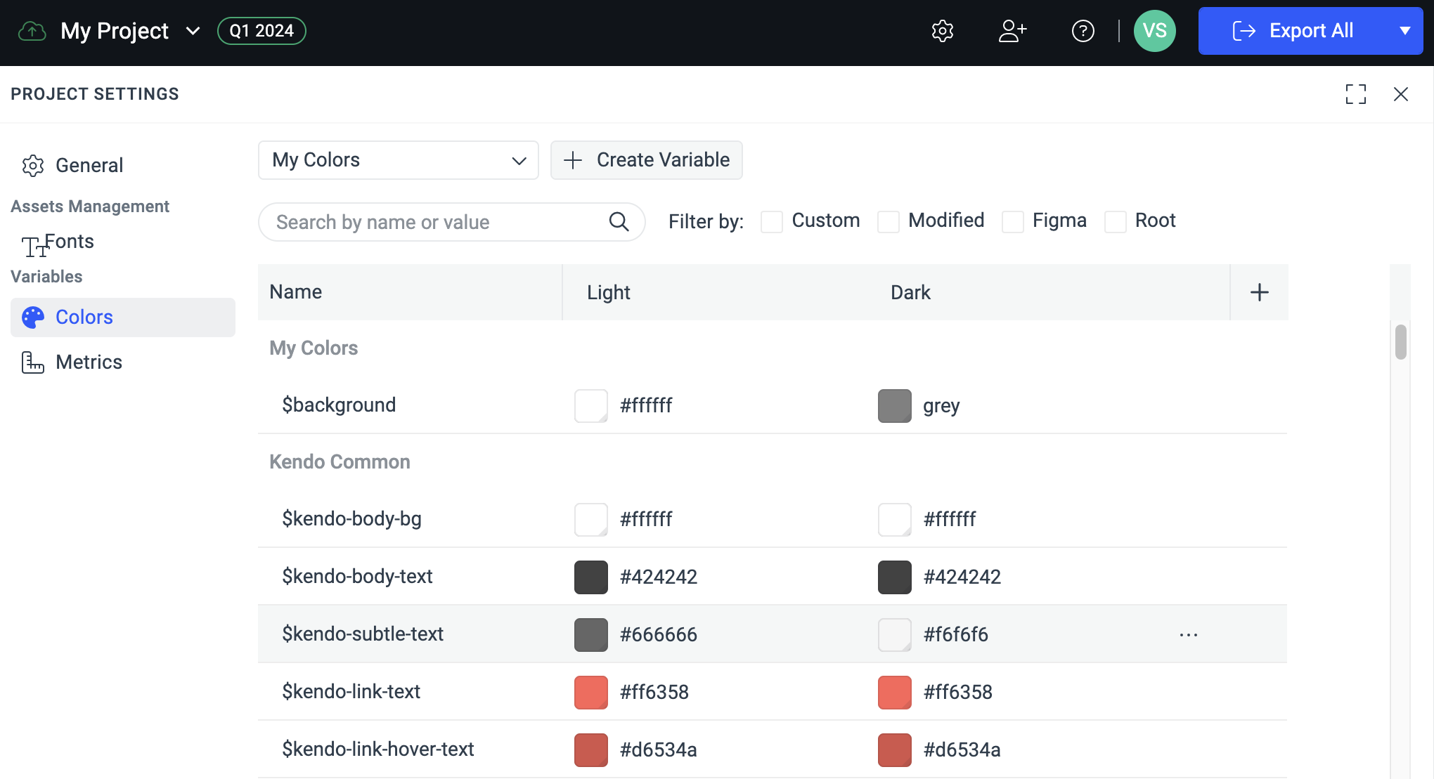 Using Variable Modes in Progress ThemeBuilder