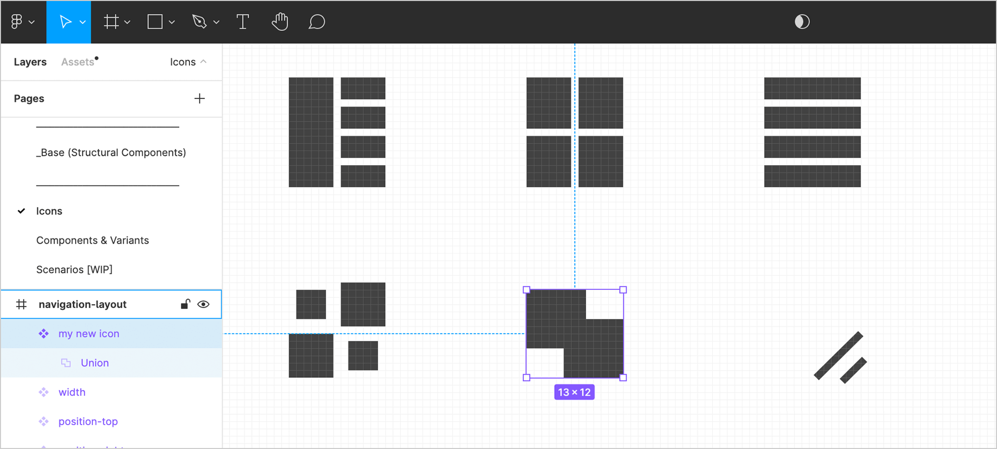 Creating a new SVG icon in Figma