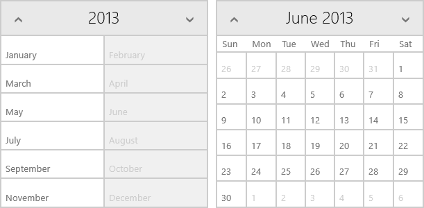 Calendar-Custom Cell State Selector-Year View