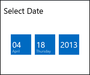 Date Time Picker Inline Mode Example